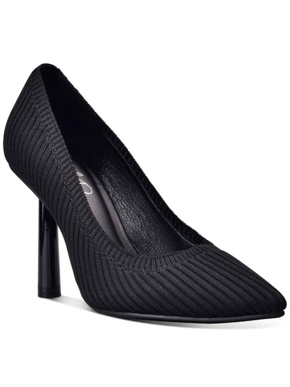 WILD PAIR Womens Pointed Toe Stiletto Slip on Pumps Shoes Black Size 6.5M NWB